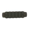 KEYMOD Picatinny rail sections in black, made of lightweight polymer, snag resistant, self-contained assembly, fits all KeyMod surfaces, available in multiple lengths.