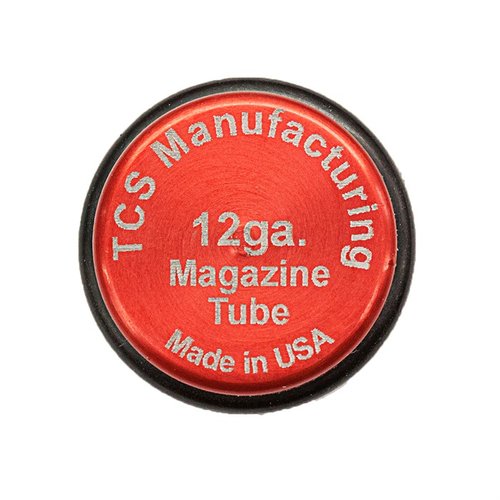 TCS 12 Gauge Magazine Tube Patch Jag cleans and oils shotgun magazine tubes, fits standard rods, features durable anodized aluminum and solvent-resistant O-rings.