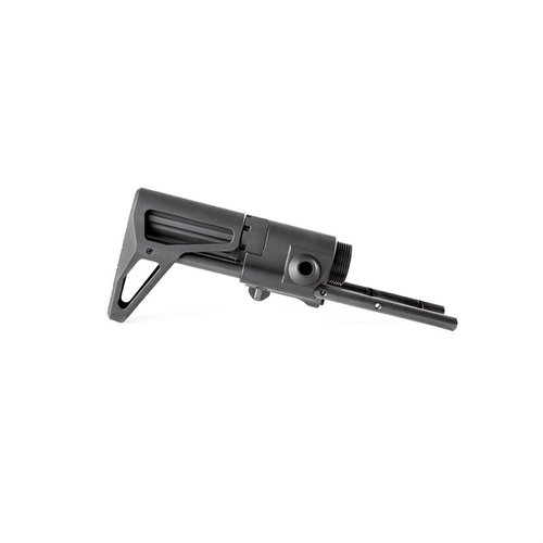 Maxim Defense CQB Stock offers rapid deployment, 4 adjustable positions, and a compact design, ensuring comfort and durability for real-world use.