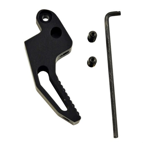 TANDEMKROSS "Victory" Trigger for Ruger MK III 22/45 offers a flat face for better control, lightweight design, textured grip, and full adjustability for precision.