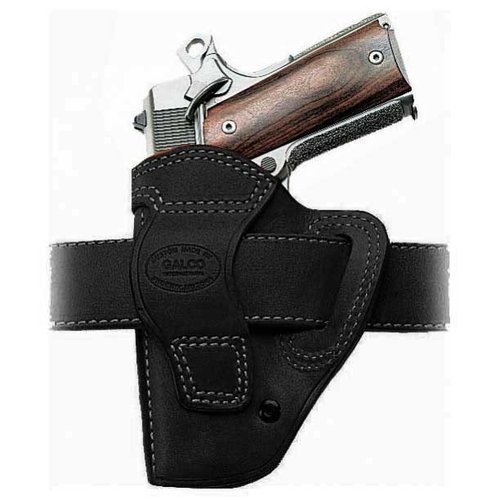 Avenger holster offers full combat grip accessibility, stitched sight rails, reinforced opening for easy re-holstering, and adjustable tension for optimal draw.
