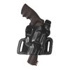Silhouette holster offers secure, comfortable carry with premium saddle leather, reinforced thumb break, and fits belts up to 1 3/4" for GLOCK® models.