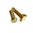 STRIKE INDUSTRIES AR-15 ENHANCED PIVOT TAKEDOWN PINS GOLD