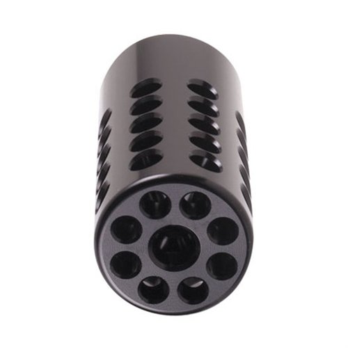 Získejte kontrolu nad zpětným rázem a skokem hlavně s RUGER 10/22 COMPENSATOR, který snadno připevníte na fluted target barrels a udržuje mířidla na cíli.
