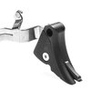 LWD Adjustable Trigger for Glock® 9/40 offers easy in-gun adjustments for pre and over travel, enhanced comfort with flush safety lever, and durable aluminum construction.