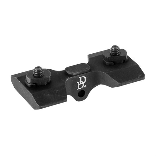 Lehký M-LOK bipod adaptér od Daniel Defense z 6061-T6 hliníku, s váhou pod jednu unci, umožňuje bezpečné připojení bipodů se sling swivel stud.