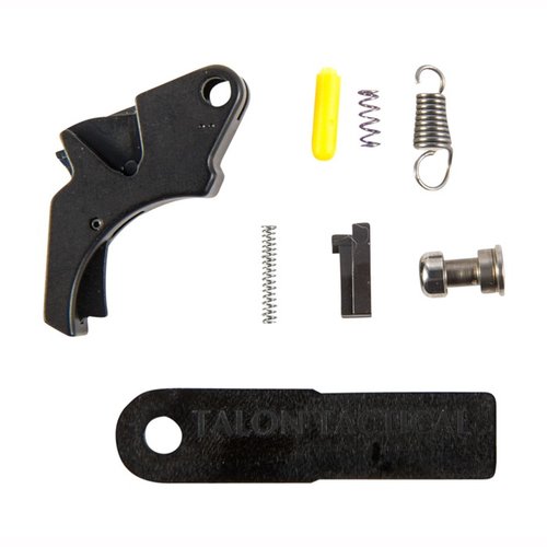 Apex M&P Polymer Trigger Kit enhances your S&W M&P 9mm/.40 with a smoother, lighter pull, reduced travel, and a comfortable design for better shooting performance.