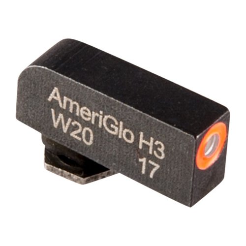 AmeriGlo ProGlo Illuminated Front Sight for Glock® offers 24-hour visibility with Swiss tritium, battery-free light for 20 years, and fits all Glock® models.
