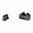 ZEV TECHNOLOGIES ZEV SIGHT SET, .300 BLACK FRONT, CO-WITNESS BLACK REAR