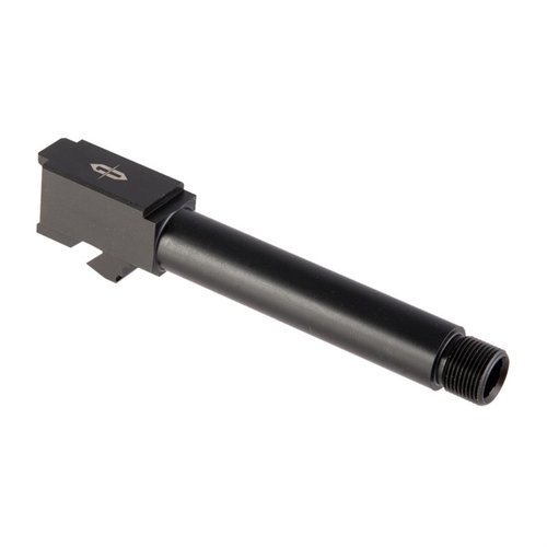 Upgrade your Glock 19 with the VICTORY FIRST Threaded Barrel, 1/2"-28 for enhanced accuracy, suppressor compatibility, and improved shooting performance.