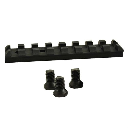 Tandemkross Shadow Picatinny Rail offers 8 cross-slots for flexible optic mounting, a sleek design, and easy installation without removing iron sights.