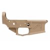 Aero Precision M4E1 Stripped Lower Receiver offers strength, lightweight design, integral triggerguard, flared magwell, and compatibility with mil-spec AR-15 parts.