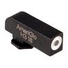 AmeriGlo Tritium Front Sight for Glock offers low-profile, snag-resistant design, precision-machined steel, and glowing tritium for quick target acquisition.