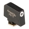 AmeriGlo Tritium Front Sight for Glock offers low-profile, snag-resistant design, precision-machined steel, and glowing Tritium dots for quick target acquisition.