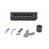 BCM QRF 7" handguard features a free-float design, four Picatinny rails, and a robust indexing system for enhanced accuracy and accessory mounting.