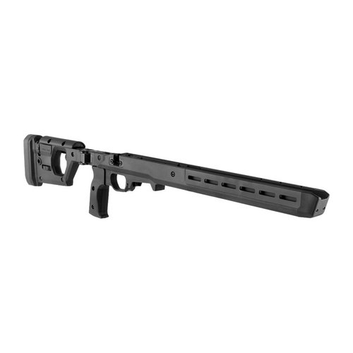 Magpul Pro 700 Chassis offers fully adjustable features, ambidextrous design, enhanced ergonomics, and compatibility with various AICS magazines for optimal performance.