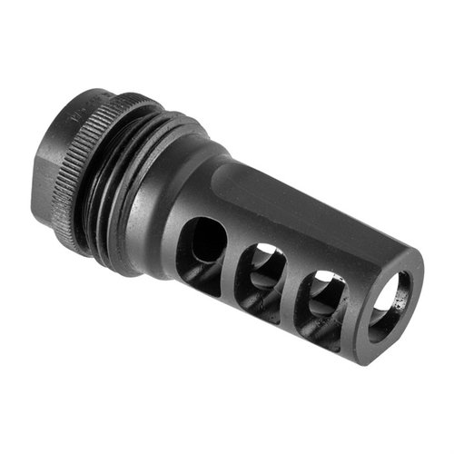 SilencerCo ASR Muzzle Brake for .450 Bushmaster offers recoil reduction, quick suppressor attachment, and improved shooting comfort for your AR-15.