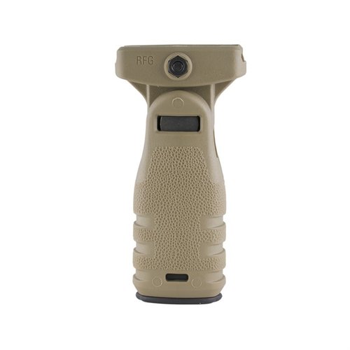 Získejte maximální kontrolu nad vaší puškou s AR-15 React Folding Vertical Grip, skládací design pro minimalizaci zdvihu hlavně a úložný prostor na baterie.