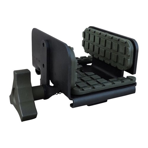 PIG Saddle offers rigid support, UV resistant pads to absorb recoil, and one-handed operation for precise aiming—perfect for hunters seeking accuracy.