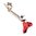 AGENCY ARMS DROP-IN TRIGGER FOR GLOCK® 9/40, RED