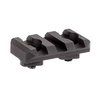 Arisaka's Low Profile Picatinny Rail offers a sleek design, reducing height by 40%, with 5 slots for accessories, made from durable 6061 T-6 Aluminum.
