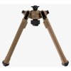 The Magpul A.R.M.S.® 17S Bipod is lightweight, durable, and offers 50° tilt and 40° pan with quick adjustments, making it ideal for precision shooting.