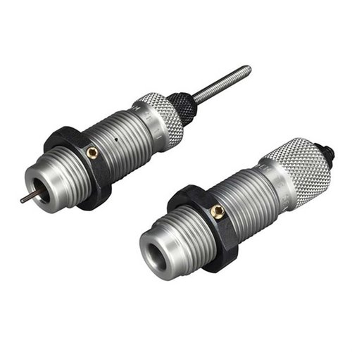 .224 Valkyrie AR Series Full Length Die Set by RCBS ensures reliable chambering in AR-15s with a small-base sizer die and taper-crimp seater die for precision reloading.
