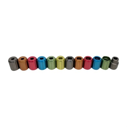 AREA 419's Interchangeable Funnel Heads offer caliber-specific designs for optimal powder flow, preventing static cling and ensuring precision for reloaders.
