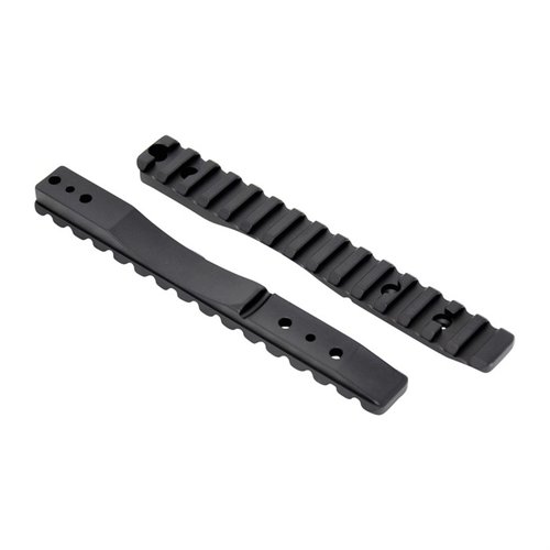 Area 419 Remington 700 Short Action Scope Rail offers precision fit, radiused edges for snag-free use, and robust recoil lugs, crafted from durable 7075 aluminum.
