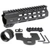 Midwest Industries Combat M-LOK Handguard offers a free-float design, 7 M-LOK attachment points, a continuous Picatinny rail, and quick-detach sling sockets.