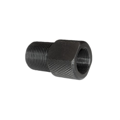 GrovTec's Thread Protector Converter easily adapts your suppressor from 5/8"-24 to 1/2"-28, featuring durable steel construction for versatile use.