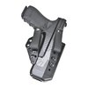Eidolon holster for Glock® G17 offers a precise fit, smooth exterior for comfort, and customizable attachment points for various carry needs.