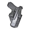 Eidolon Holster for Glock G17 offers precise fit, smooth exterior for comfort, customizable attachment points, and a 1.5" belt loop for versatile carry options.