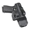 Morrigan IWB Holster offers slim design, full-height body shield for sweat protection, adjustable retention, ambidextrous fit, and lifetime warranty, ideal for concealed carry.