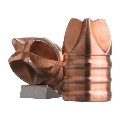 44 Caliber XTREME DEFENSE FTM Bullets offer reduced recoil, massive 2x permanent wound cavity, and 18" penetration depth with advanced CNC machined design.