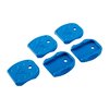 Vickers Tactical floorplates for Glock® enhance grip for quick mag extraction, made from durable glass-filled nylon, suitable for various calibers and conditions.