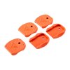 Vickers Tactical floorplates enhance grip for quick mag extraction, made of durable glass-filled nylon, fitting Glock® small frame and M&P full-size magazines.