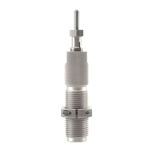 Hornady Custom Grade Full Length Sizing Die ensures precise reloading with easy adjustments, superior alignment, and a lifetime guarantee against wear.