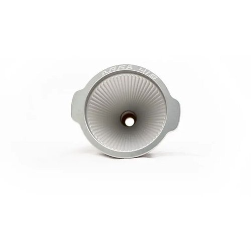 BILLET ALUMINUM POWDER FUNNEL features interchangeable heads for precise caliber fit, smooth flow, and a static-free design for safe black powder use.