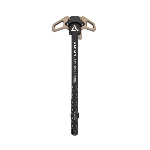 Raptor-SD™ charging handle redirects gasses away from the shooter, features ambidextrous design for quick operation, and is made from durable 7075-T6 aluminum.