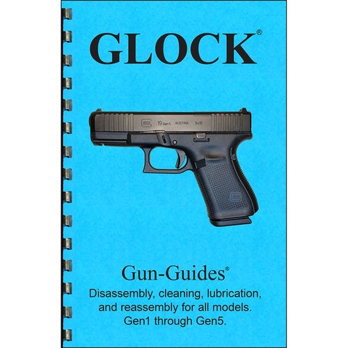 Kompletní manuál pro GLOCK GEN 1-5 s informacemi o všech modelech, snadné použití, 28 stran a 63 vysoce kvalitních obrázků pro efektivní montáž a demontáž.