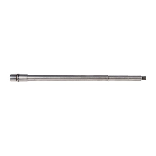 .223 Wylde 18" threaded AR-15 barrel, machined from 416R stainless steel, no gas port for custom drilling, 1:7 twist rate, .750 gas-block journal.