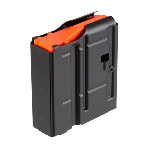 Náhradní magazíny D&H Industries pro AR .308 ráže 6.5 Creedmoor, vyrobené z oceli s černým povrchem, zaručují spolehlivost a dlouhou životnost.