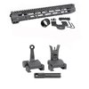 Upgrade your AR-15 with Midwest Industries' Slim Line Handguard featuring M-LOK points and integrated Flip-Up Combat Sights for enhanced accuracy and versatility.
