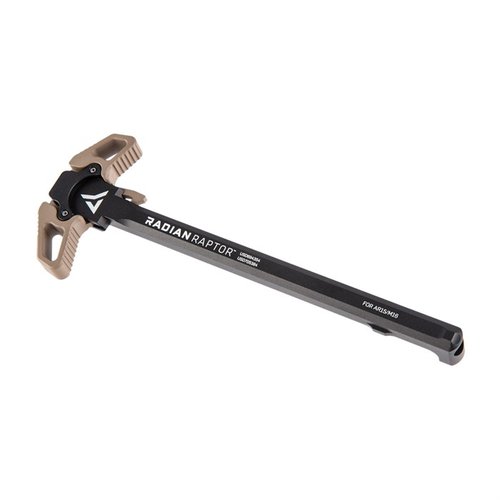 Vylepšete ovládání svého AR-15 s ambidextrózním Raptor Charging Handle a Talon Safety, vyrobeno z 7075 hliníku s možností 90° nebo 45° hodu.