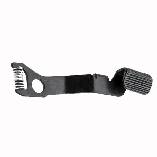 Upgrade your Glock® 48 and 43X with the Vickers Tactical Slide Stop for fast, reliable reloads, featuring deep serrations and a stronger spring for enhanced control.