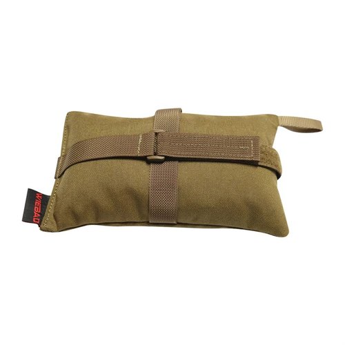 The WieBad Berry Bag offers unmatched stability for your rifle, made with durable 1000D Cordura Nylon, filled with water-resistant polypellets, and includes secure straps.