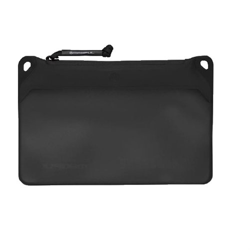 Magpul DAKA Pouch offers durable, water-resistant storage with a translucent window for easy organization, perfect for tools or electronics on outdoor adventures.