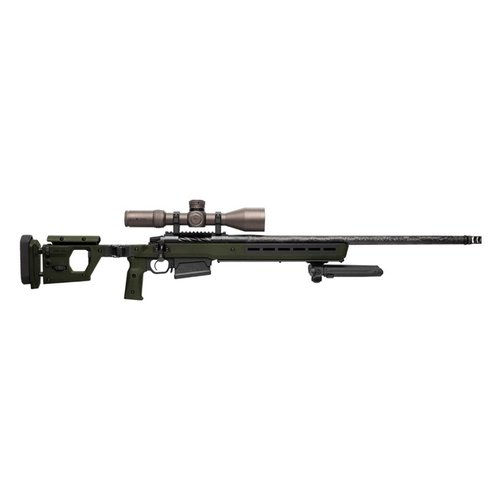 Magpul Pro 700L is a versatile, ambidextrous precision chassis for Remington 700, featuring adjustable LOP, comb height, and M-LOK slots for accessories.