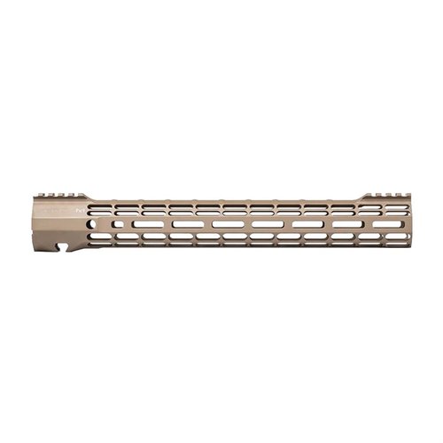 Lightweight 6061-T6 aluminum M5 ATLAS S-ONE handguard offers a slim profile, durable ATLAS attachment system, M-LOK compatibility, and includes all mounting hardware.